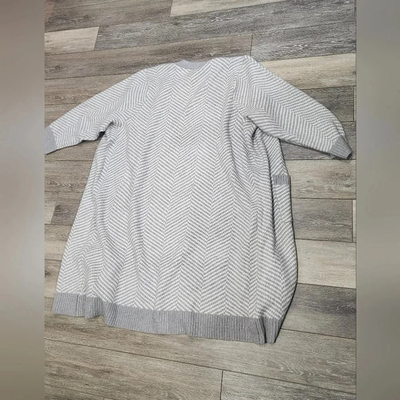 Torrid grey duster long sleeve cardigan size 5X - Picture 4 of 9